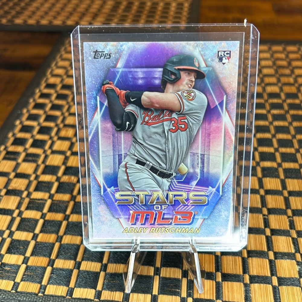 Adley Rutschmann 2023 topps baseball card..